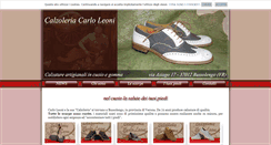 Desktop Screenshot of calzolerialeoni.it