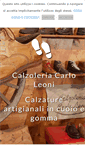 Mobile Screenshot of calzolerialeoni.it
